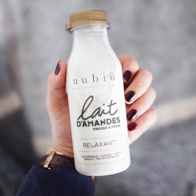 doux lait d'amandes parfumé à la vanille 💙 @nubio_paris
